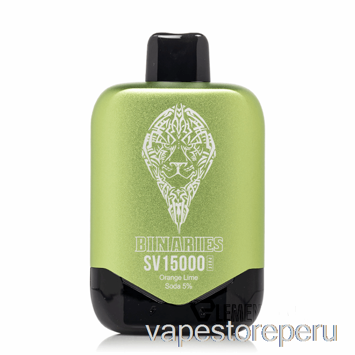 Vape Recargable Horizonte Binarios Sv15000 Refresco Desechable Naranja Lima